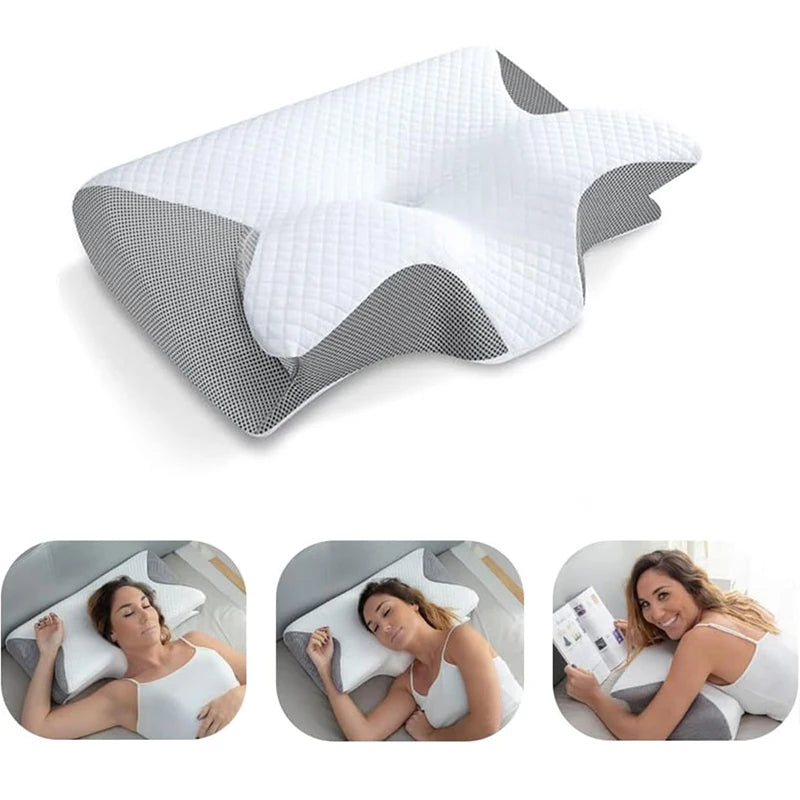 FoamPillow – כרית צוואר אורטופדית לשינה נוחה ולתמיכה מרבית בצוואר