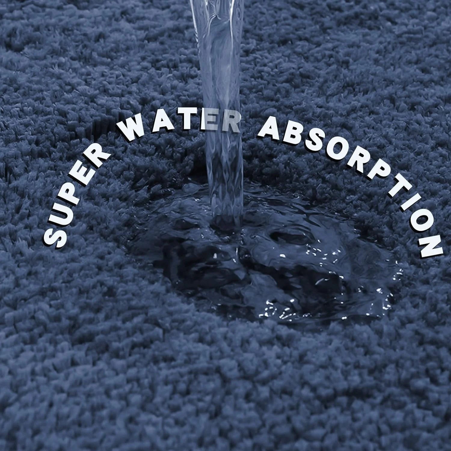 שטיח אמבטיה סופג ועבה נגד החלקה – רחיץ, עמיד למים ומושלם לשיער ארוך