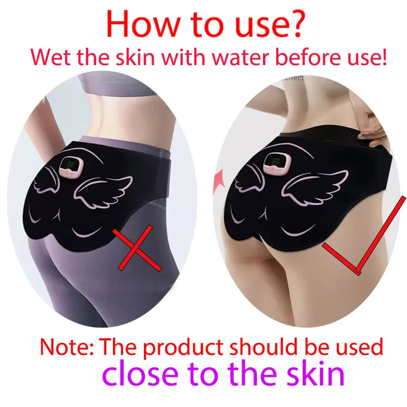 מאמנת ירכיים מאמן ירכיים חשמלי התחת עם שלט רחוק הרמת גוף רזה עיצוב ציוד כושר