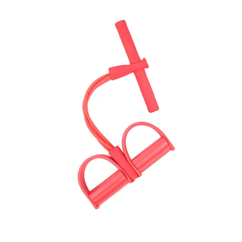 רצועת התנגדות 4 צינורות – לאימון מלא בבית, ביוגה או בפילאטיס 💪🧘‍♀