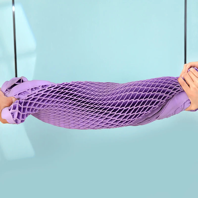 כרית פקטין נושמת עם שכבת אוויר, כרית TPE שניתן לשטוף במים, ללא לחץ, כרית צוואר צוואר לטקס למבוגרים יחידה