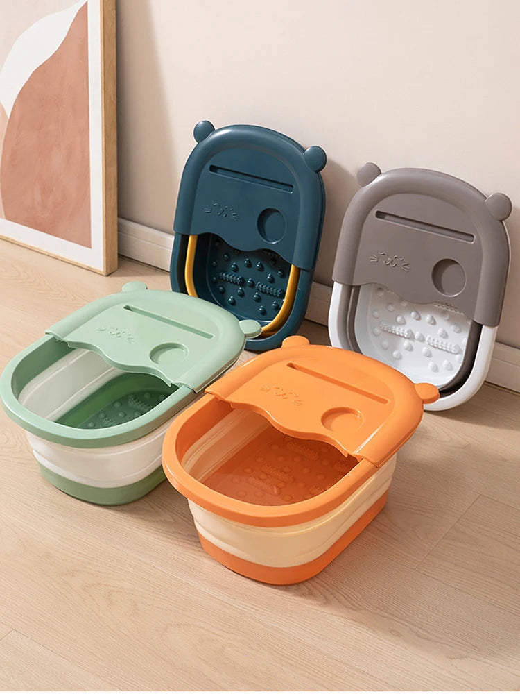 אמבט עיסוי מתקפל לרגליים ולידיים – פינוק מושלם בבית או במעונות