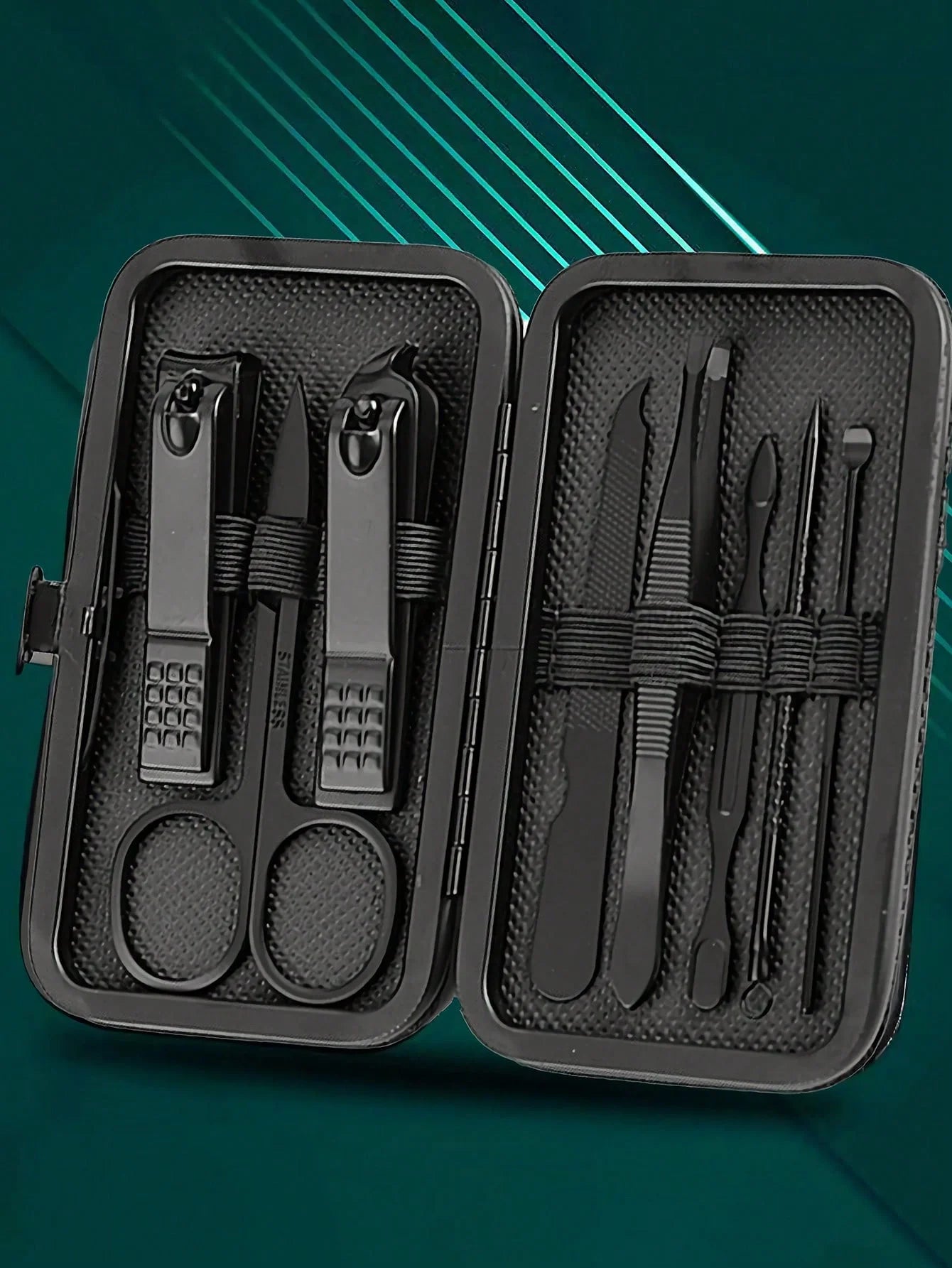 ערכת מניקור ופדיקור יוקרתית – טיפוח ציפורניים מקצועי מנירוסטה עמידה