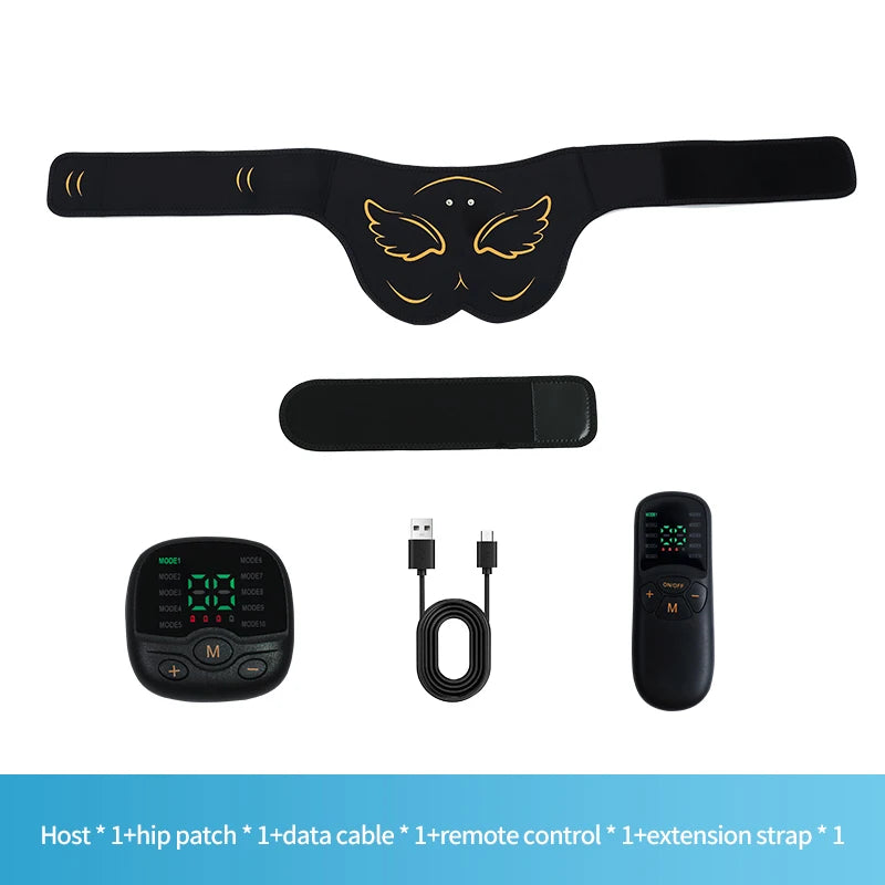 מאמנת ירכיים מאמן ירכיים חשמלי התחת עם שלט רחוק הרמת גוף רזה עיצוב ציוד כושר