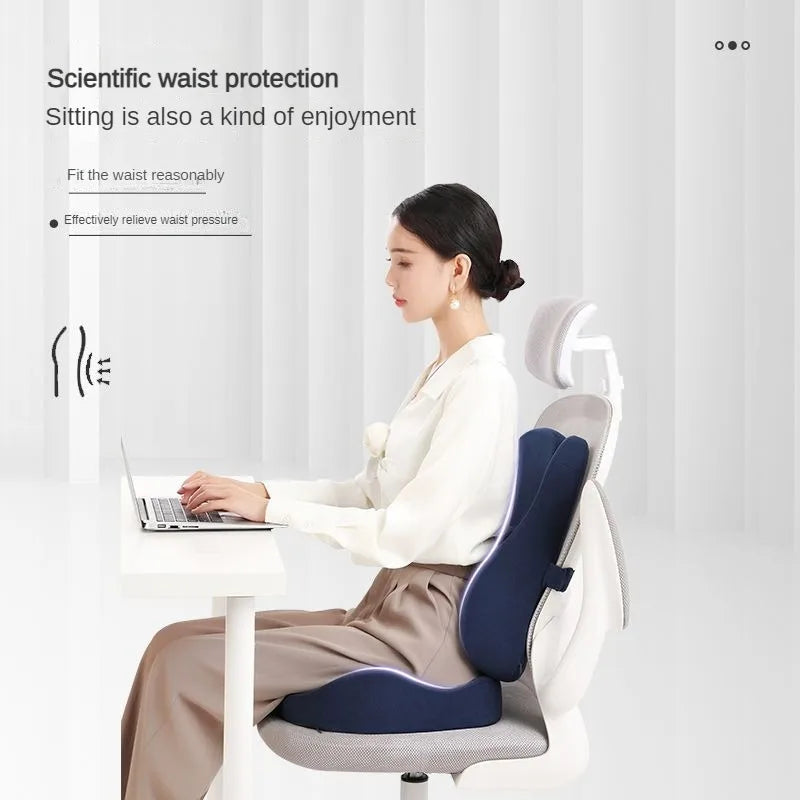 כרית קצף מושב כרית גב גב תמיכה כרית סט אורטופדי ארגונומי cocyx אורטופדי קומפרונרית קוקוס תבליית ראש