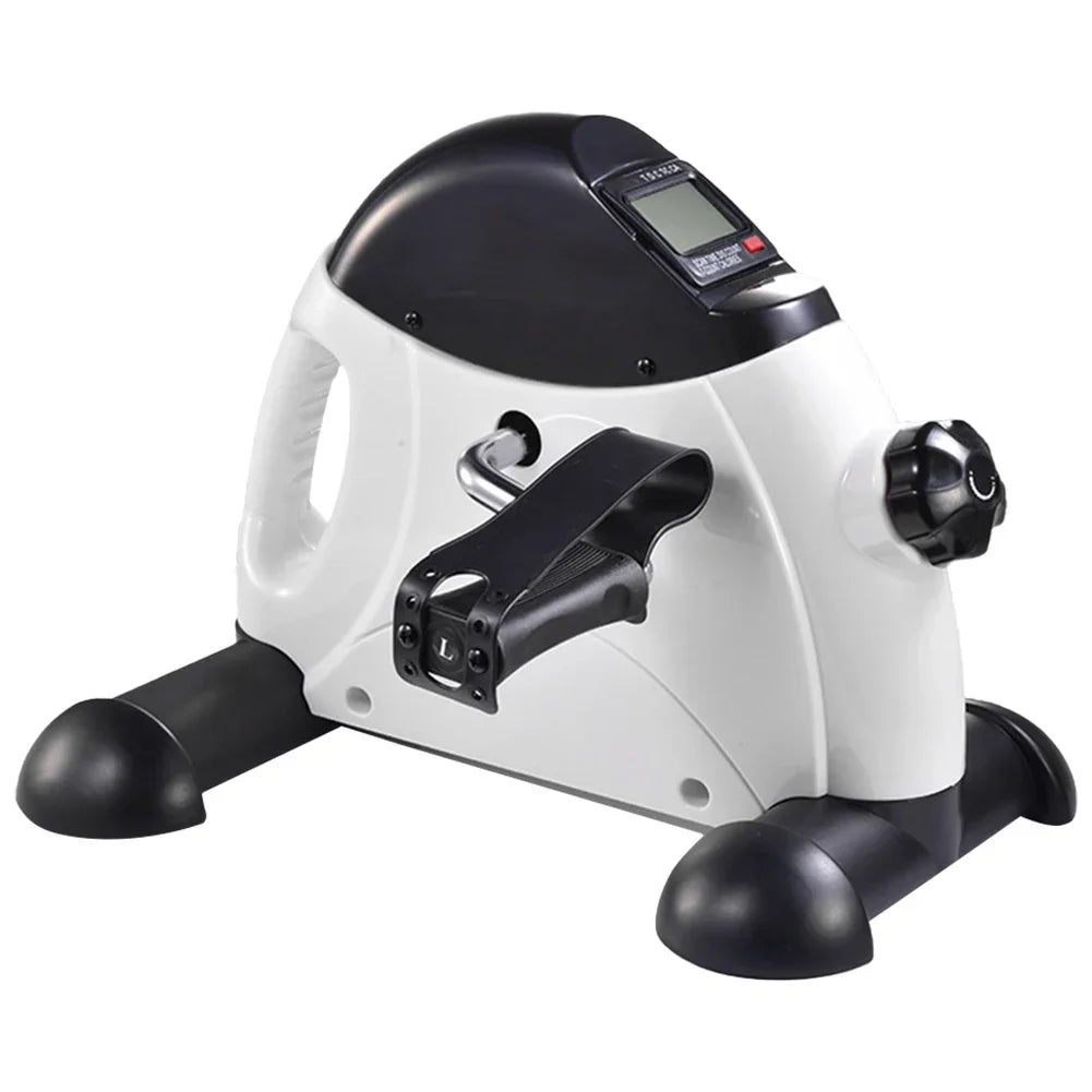 מיני אופני כושר מתכווננים לזרועות ולרגליים – מכשיר פדלים שקט עם תצוגת LCD לאימון ביתי או למשרד