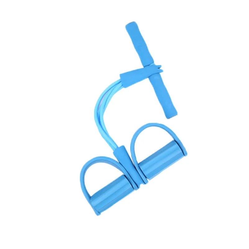 רצועת התנגדות 4 צינורות – לאימון מלא בבית, ביוגה או בפילאטיס 💪🧘‍♀