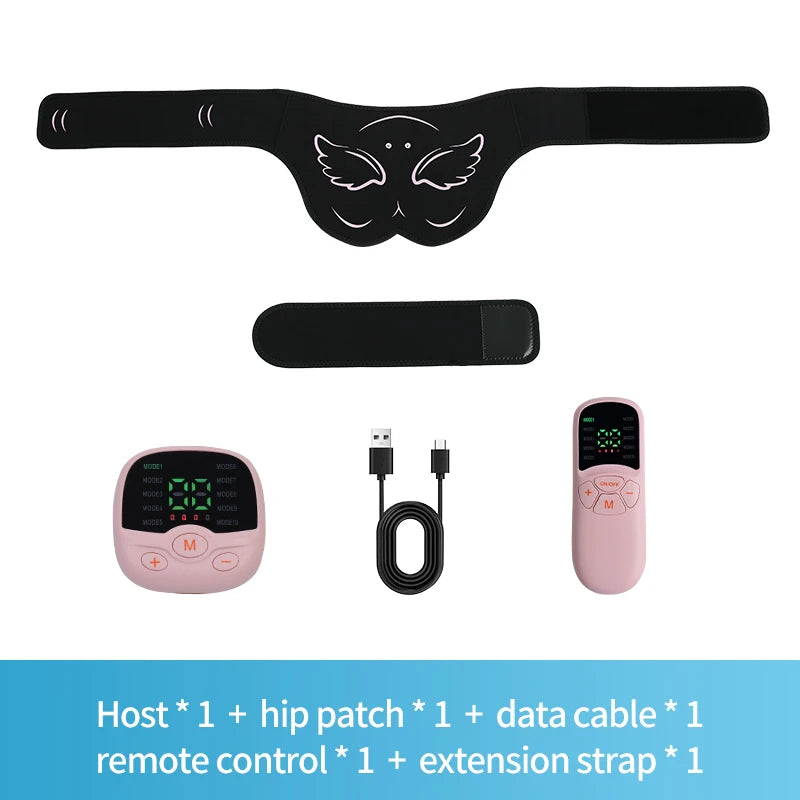 מאמנת ירכיים מאמן ירכיים חשמלי התחת עם שלט רחוק הרמת גוף רזה עיצוב ציוד כושר