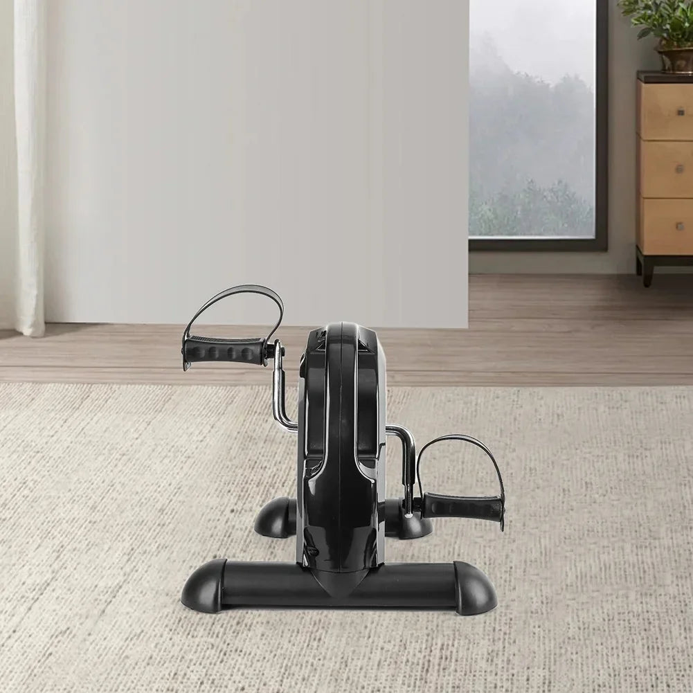 מיני אופני כושר מתכווננים לזרועות ולרגליים – מכשיר פדלים שקט עם תצוגת LCD לאימון ביתי או למשרד