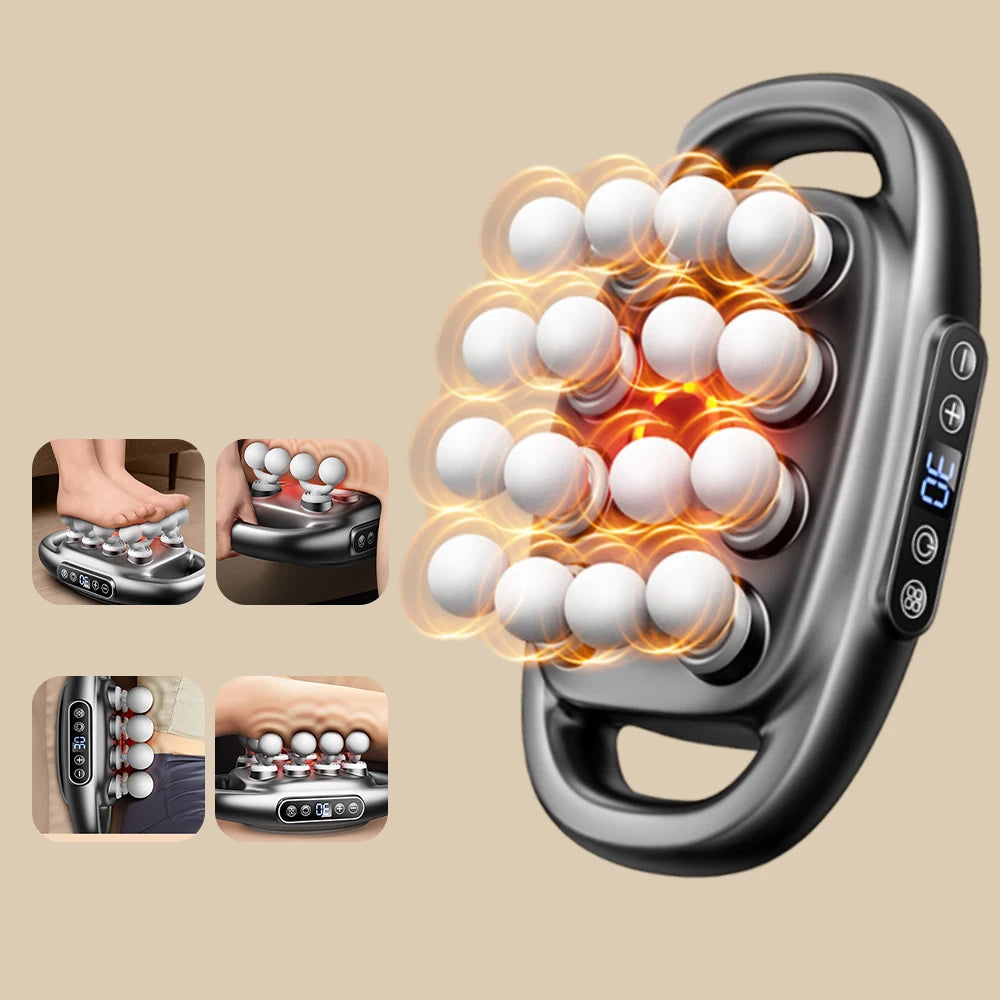 מכשיר עיסוי גוף – לחיטוב, שחרור שרירים והרפיה עמוקה