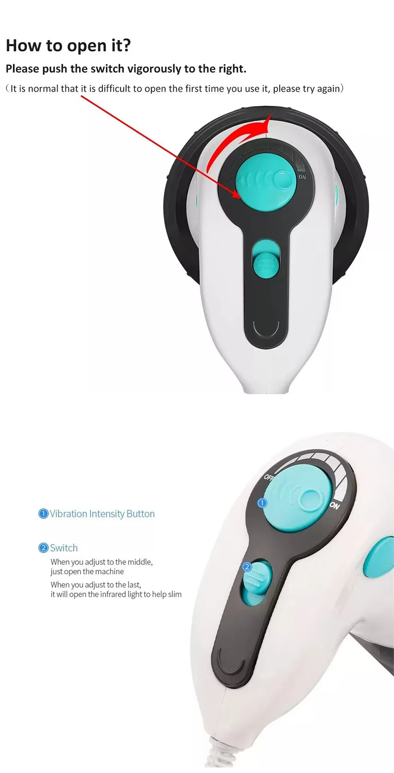 SlimVibe – מכשיר עיסוי רוטט לחיטוב והפגת מתחים